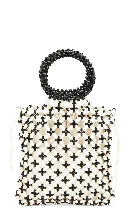 8 Other Reasons Beaded Top Handle Tote Bag