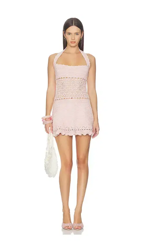 retrofete Agnie Crochet Dress