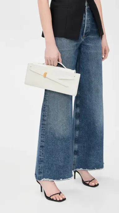 Veronica Beard Dash Clutch Off White | Thumbnail 3 Veronica Beard Dash Clutch Off White | Thumbnail 3