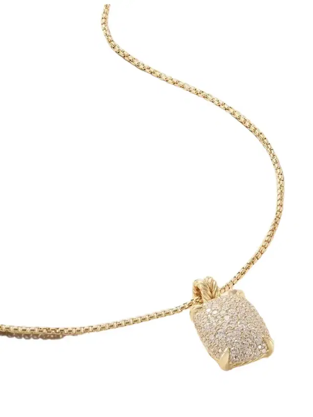 David Yurman Chatelaine® 18-karat Gold Diamond Necklace