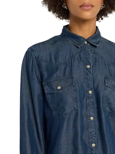 Rails Women's Remi Long-Sleeve Western Shirt - Oceana | Thumbnail 5 Rails Women's Remi Long-Sleeve Western Shirt - Oceana | Thumbnail 5