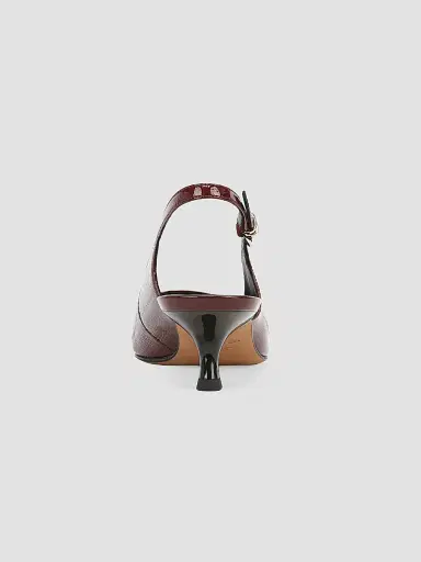 Vince Women's Sabra 45MM Leather Slingback Pumps - Bordeaux - Size 11 | Thumbnail 2 Vince Women's Sabra 45MM Leather Slingback Pumps - Bordeaux - Size 11 | Thumbnail 2