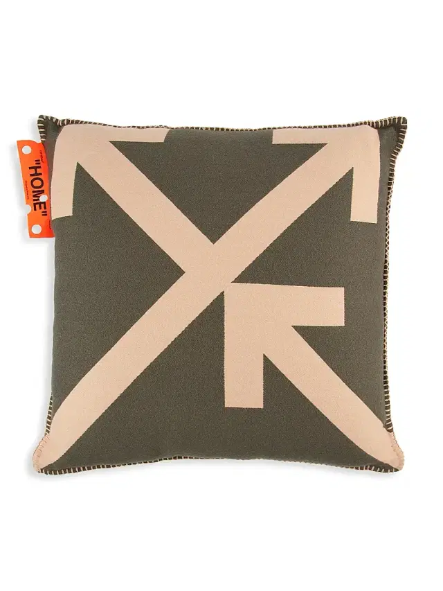 Off-White Home 2.0 Special Color Arrow Big Pillow - Army Green