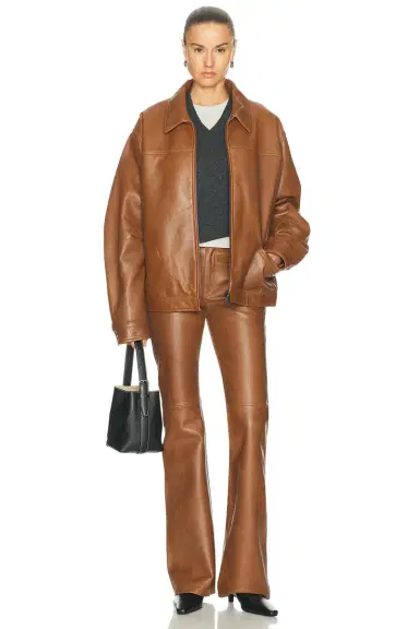 Haikure Jocelyn Cropped Silky Leather Jacket | Thumbnail 5 Haikure Jocelyn Cropped Silky Leather Jacket | Thumbnail 5