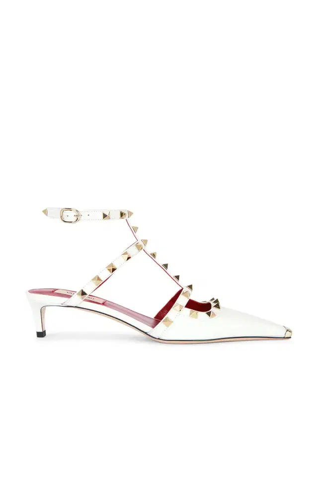 Valentino Garavani Rockstud Ankle Strap Pump