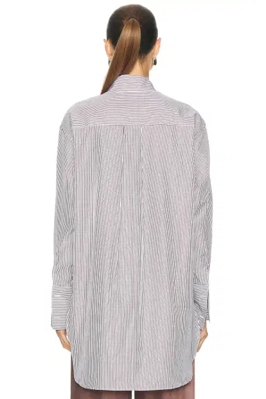 Comme Si Mandrin Collar Tunic Top | Thumbnail 3 Comme Si Mandrin Collar Tunic Top | Thumbnail 3