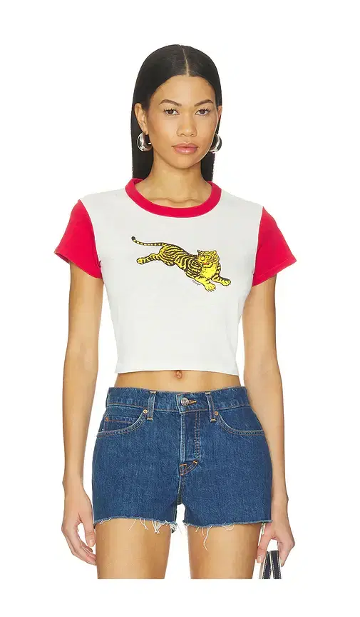 Kenzo Jumping Tiger Cropped T-shirt
