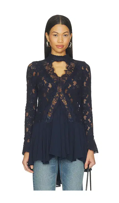 Free People First Crush Lace Tunic