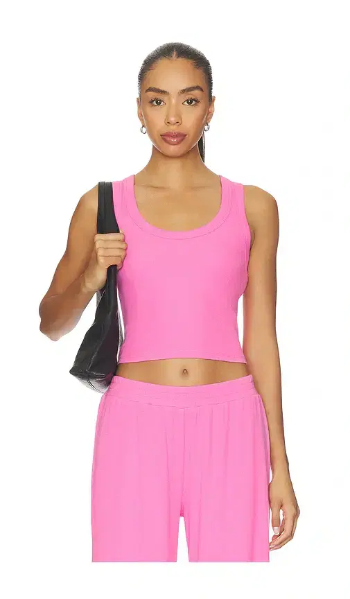 LNA Kat Rib Crop Tank
