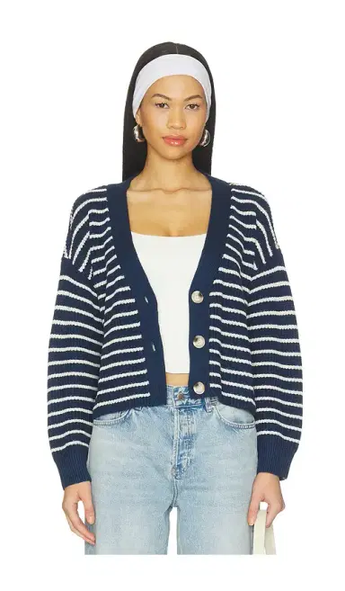 Eberjey Fine Gauge Cropped Cardigan | Thumbnail 2 Eberjey Fine Gauge Cropped Cardigan | Thumbnail 2