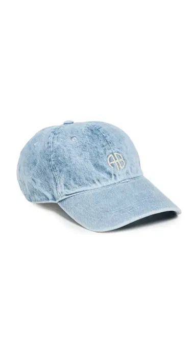 ANINE BING Jeremy Baseball Cap Washed Blue One Size | Thumbnail 6