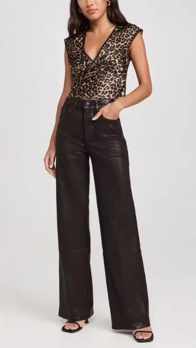 PAIGE Sasha Chicory Coffee Luxe Coating Jeans Chicory Coffee Luxe Coating | Thumbnail 5 PAIGE Sasha Chicory Coffee Luxe Coating Jeans Chicory Coffee Luxe Coating | Thumbnail 5