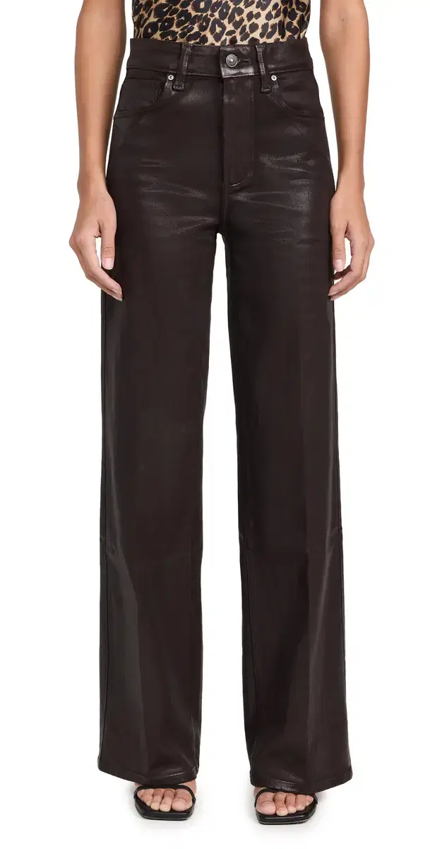 PAIGE Sasha  Chicory Coffee Luxe Coating Jeans Chicory Coffee Luxe Coating