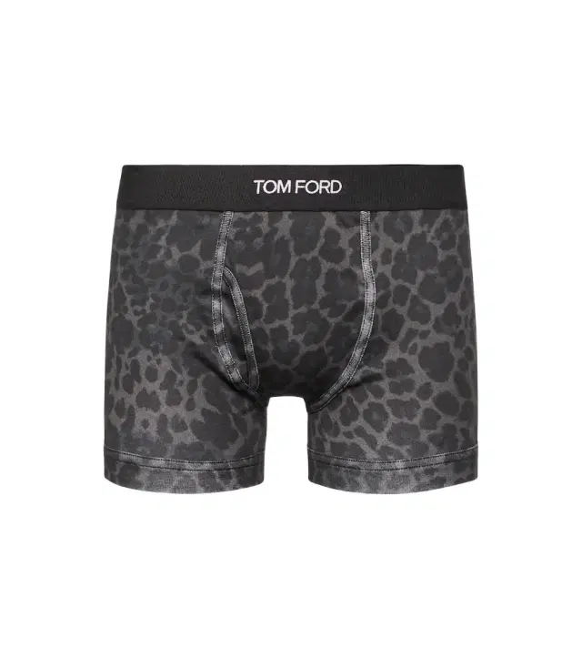 Tom Ford Leopard-print cotton-blend boxer briefs