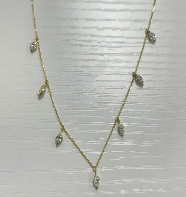 Wish Fine Jewelry 1.06ct Diamond 18K Gold Necklace | Thumbnail 2