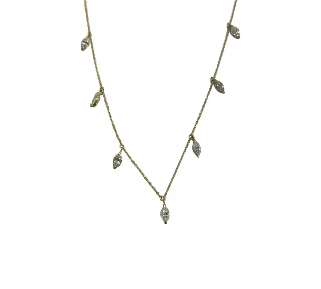 Wish Fine Jewelry 1.06ct Diamond 18K Gold Necklace