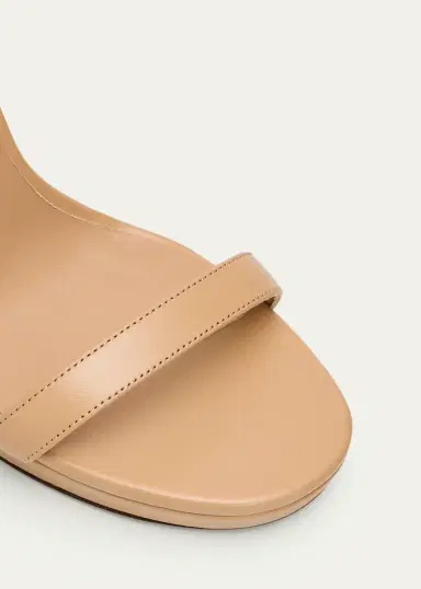 Jimmy Choo 120mm Moza Leather Platform Ankle-Strap Sandals | Thumbnail 5