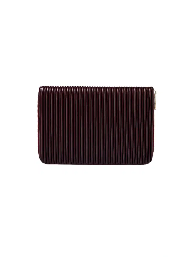 Wolf Bella Faux-Leather Jewelry Portfolio - Bordeaux