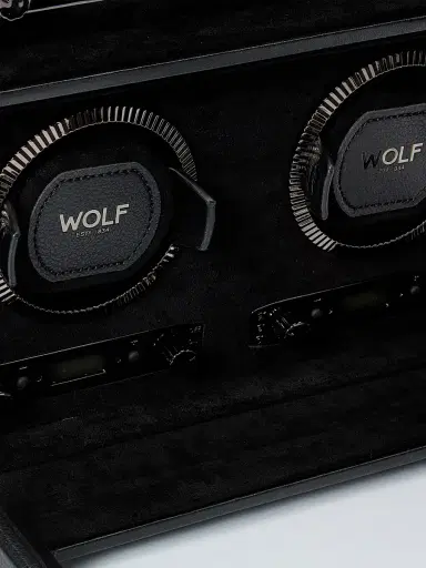 Wolf British Racing Four-Piece Watch Winder - Black | Thumbnail 3 Wolf British Racing Four-Piece Watch Winder - Black | Thumbnail 3