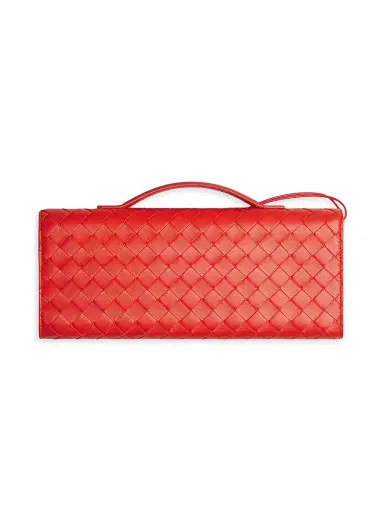 Bottega Veneta Women's Andiamo Intrecciato Leather Top-Handle Clutch | Thumbnail 5 Bottega Veneta Women's Andiamo Intrecciato Leather Top-Handle Clutch | Thumbnail 5
