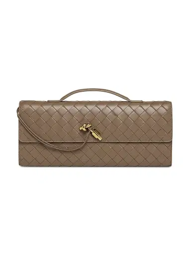Bottega Veneta Women's Andiamo Intrecciato Leather Top-Handle Clutch | Thumbnail 1 Bottega Veneta Women's Andiamo Intrecciato Leather Top-Handle Clutch | Thumbnail 1