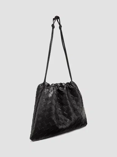 Bottega Veneta Women's Intrecciato Leather Pouch | Thumbnail 3 Bottega Veneta Women's Intrecciato Leather Pouch | Thumbnail 3