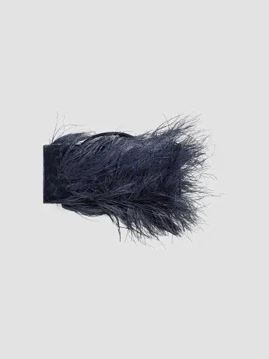 Bottega Veneta Women's Andiamo Ostrich Feather Intrecciato Clutch | Thumbnail 5 Bottega Veneta Women's Andiamo Ostrich Feather Intrecciato Clutch | Thumbnail 5