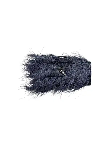 Bottega Veneta Women's Andiamo Ostrich Feather Intrecciato Clutch | Thumbnail 1 Bottega Veneta Women's Andiamo Ostrich Feather Intrecciato Clutch | Thumbnail 1