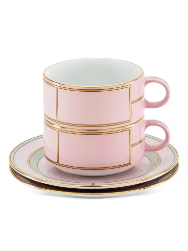 GINORI 1735 Diva Colonna Tea Set For Two 4-Piece Set | Thumbnail 2