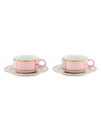GINORI 1735 Diva Colonna Tea Set For Two 4-Piece Set | Thumbnail 1