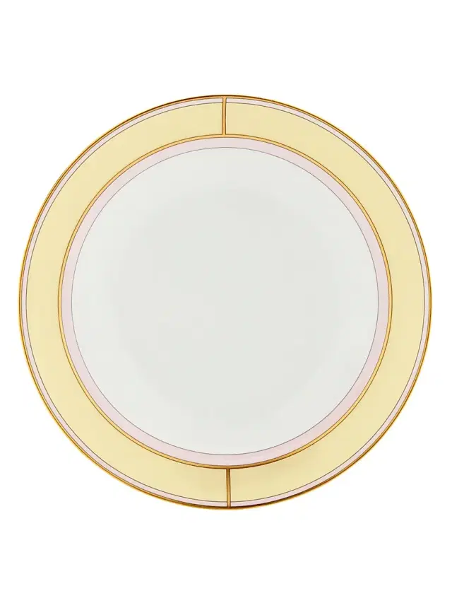 Ginori 1735 Diva Colonna Plate Collection - Diva Giall Soup Plate