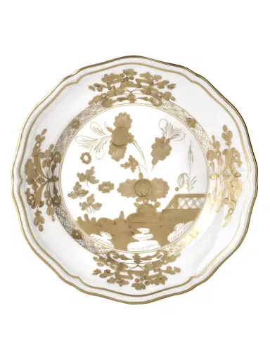 GINORI 1735 Oriente Italiano Gold-Rimmed Plate Collection | Thumbnail 1 GINORI 1735 Oriente Italiano Gold-Rimmed Plate Collection | Thumbnail 1
