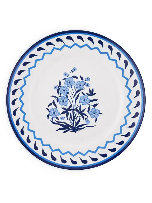 Aquazzura Jaipur 2-Piece Dinner Plate Set - Blue