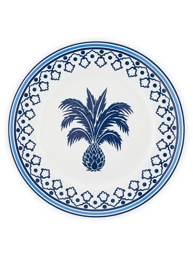 Aquazzura Jaipur Charger Plate - Blue