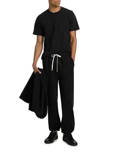 Saks Fifth Avenue Men's Foundation Fleece Cotton Sweatpants | Thumbnail 2 Saks Fifth Avenue Men's Foundation Fleece Cotton Sweatpants | Thumbnail 2