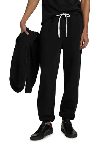 Saks Fifth Avenue Men's Foundation Fleece Cotton Sweatpants | Thumbnail 3 Saks Fifth Avenue Men's Foundation Fleece Cotton Sweatpants | Thumbnail 3