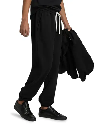 Saks Fifth Avenue Men's Foundation Fleece Cotton Sweatpants | Thumbnail 4 Saks Fifth Avenue Men's Foundation Fleece Cotton Sweatpants | Thumbnail 4