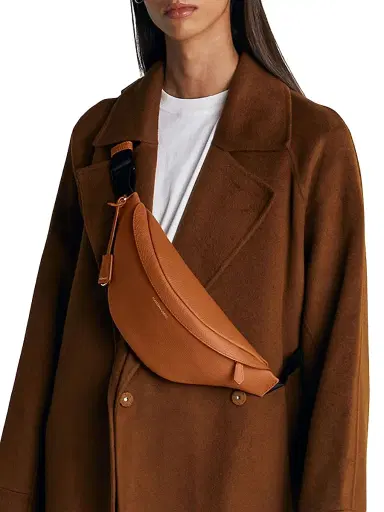 MAISON de SABRÉ Leather Sling Bag - Pecan Brown | Thumbnail 2
