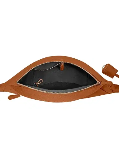 MAISON de SABRÉ Leather Sling Bag - Pecan Brown | Thumbnail 7