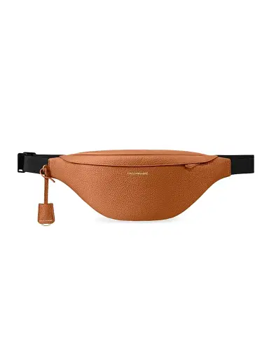 MAISON de SABRÉ Leather Sling Bag - Pecan Brown | Thumbnail 1