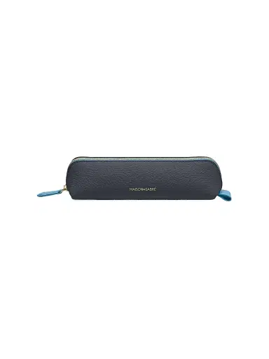 MAISON de SABRÉ Leather Pencil Case - Graphite Sky | Thumbnail 1