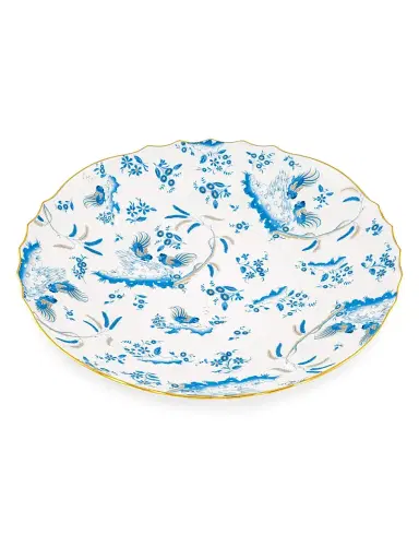 GINORI 1735 Oro di Doccia Round Flat Plate | Thumbnail 1 GINORI 1735 Oro di Doccia Round Flat Plate | Thumbnail 1