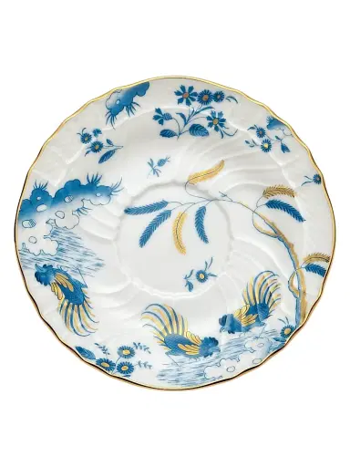 Ginori 1735 Oro di Doccia Tea Saucer - Turchese | Thumbnail 1 Ginori 1735 Oro di Doccia Tea Saucer - Turchese | Thumbnail 1
