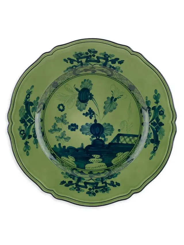 Ginori 1735 Oriente Italiano Plate Collection - Malachite Dinner Plate