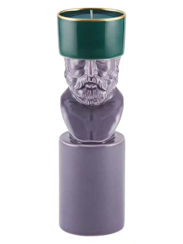 Ginori 1735 LCDC Il Letterato Candleholder - Lavender