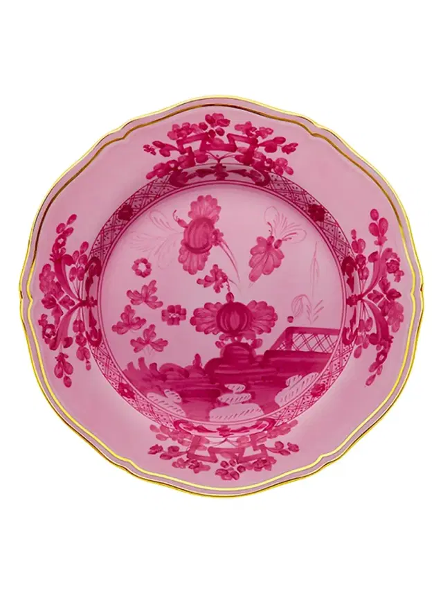 Ginori 1735 Oriente Italiano Gold-Rimmed Plate Collection - Porpora Charger