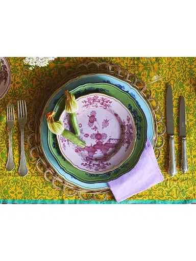 Ginori 1735 Oriente Italiano Gold-Rimmed Plate Collection - Iris Charger | Thumbnail 2 Ginori 1735 Oriente Italiano Gold-Rimmed Plate Collection - Iris Charger | Thumbnail 2