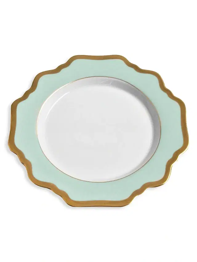 Anna Weatherley Anna's Palette Porcelain Bread & Butter Plate - Aqua Green
