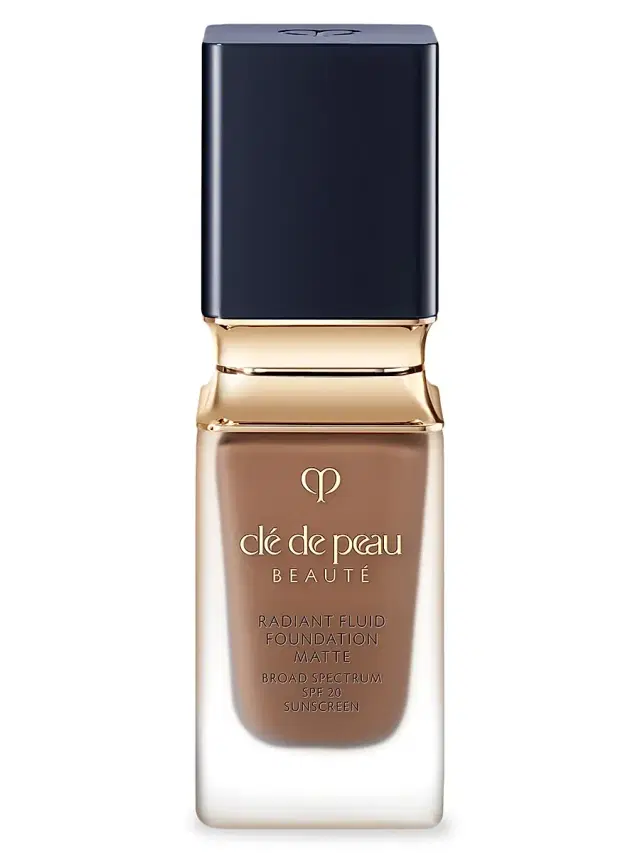 Clé de Peau Beauté Women's Radiant Fluid Foundation Matte Broad Spectrum SPF 20 Sunscreen - O100 Rich Deep Ocher