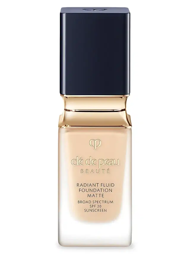 Clé de Peau Beauté Women's Radiant Fluid Foundation Matte Broad Spectrum SPF 20 Sunscreen - O10 Light Ocher